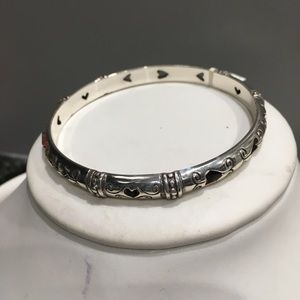 Brighton bangle with hearts